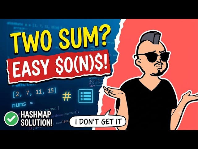 Two Sum LeetCode 1 Explained | Optimal O(n) Solution with HashMap