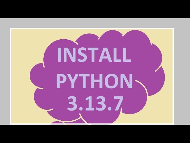 How to install Python 3 .13 on Windows 10/11 w/ command prompt