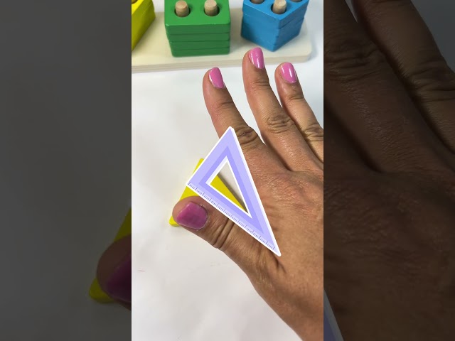 Attributes of a Triangle #preschool #educationalvideosfortoddlers #earlychildhoodeducation