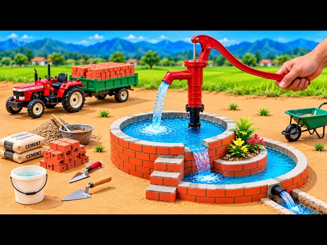 DIY Hand Pump Construction Science Project | Build a Modern Water Pump | ASMR | Satisfying Video