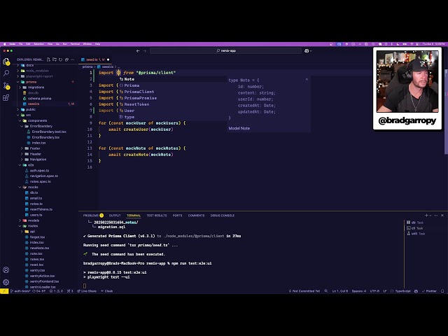 💿 remix app | e2e testing