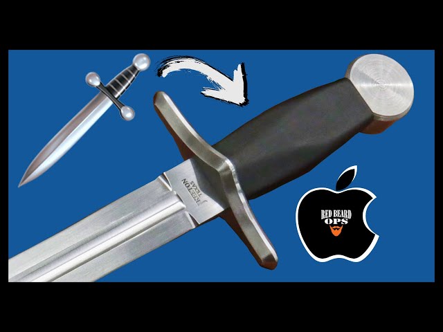 Apple Dagger Emoji Brought To Life - 🗡- YouTuber's Challenge Build