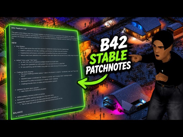 Here's EVERYTHING They Added to B42 STABLE | Project Zomboid