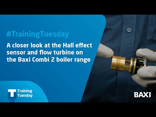 A closer look at the Hall effect sensor and flow turbine on the Baxi Combi 2 Boiler range | Baxi