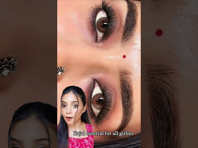 Kajal tutorial for all my girlies ❤️🫶🏻 #makeuptips #eyemakeup #eyemakeuptutorial #kajal #eyeliner