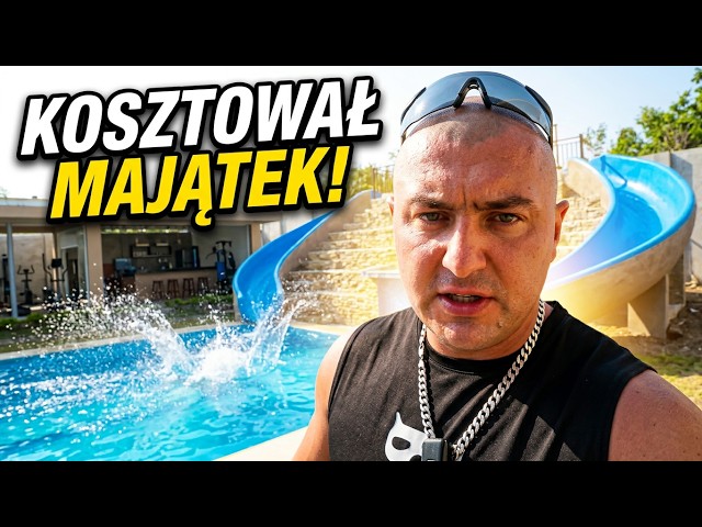 WE OPENED A PRIVATE POOL WITH A SLIDE! It cost a fortune... (Packages for the bar and gym)