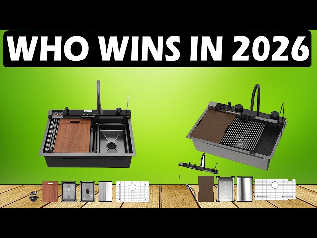 Top 5 Best Waterfall Kitchen Sinks 2026 - Stylish, Modern & Functional