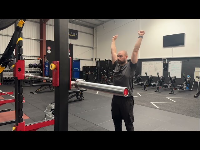 Barbell shoulder press