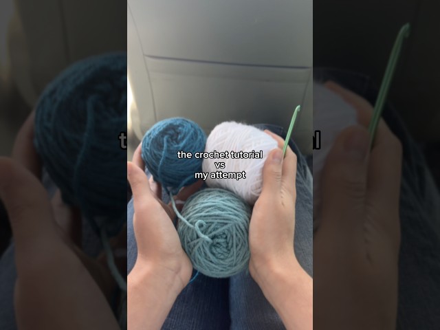 crochet tutorial vs my attempt: amigurumi version #crochet #amigurumi #tutorial