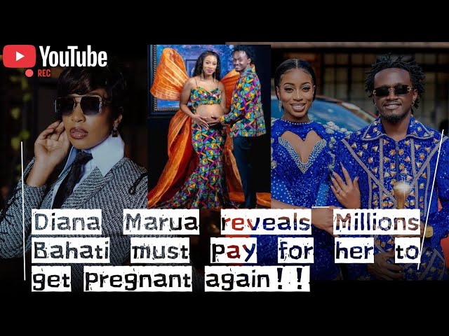 SHOCKING!! 10 MILLION KSH for BAHATI'S PREGNANCY || DIANA MARUA Warns BAHATI #trending #Bahati#viral