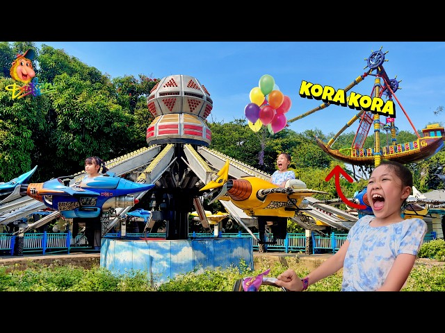 Riding the Kora-Kora Pirate Ship and Flying Dinosaurs at Dufan