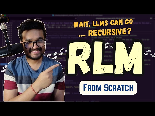 Recursive Language Models (RLMs) - Let's build the coolest agents ever! (Theory & Code)