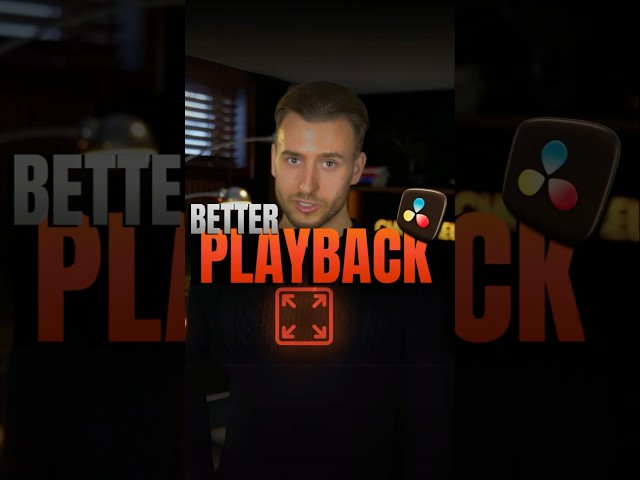 🎬 DaVinci Resolve Editing Tips: Master Full-Screen Playback! 🚀