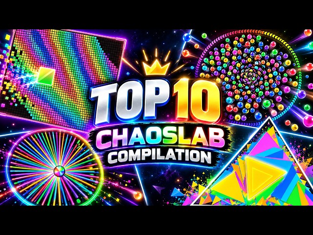 My Top 10 ChaosLab Simulations 🤯 | Best Physics & Marble Chaos
