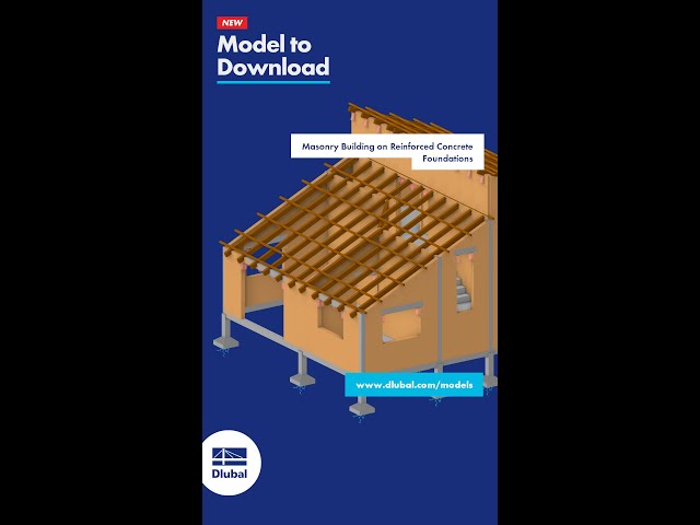 Masonry Building on Reinforced Concrete Foundations #shorts