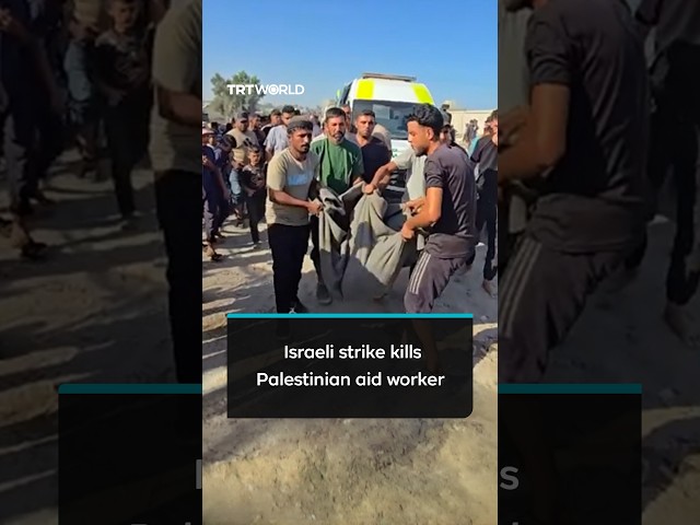 Israeli strike kills Turkish charity aid worker in Gaza