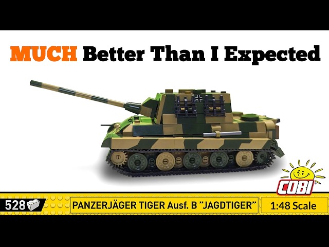 COBI's 1:48 Scale Jagdtiger: Way Better Than I Expected!