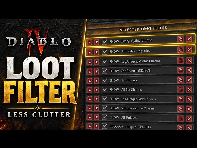 Diablo 4 "Loot Filter" Explained In Under 60 Seconds