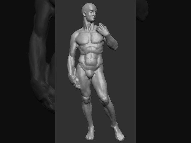 Scultping | David Statue from one cube
