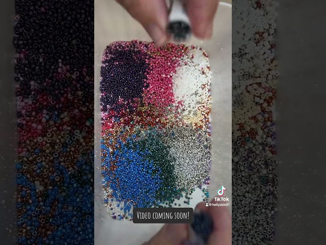 Confetti Mix made into a bracelet
