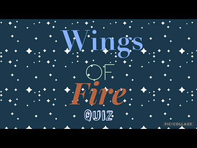 Wings of fire quiz | personality quiz