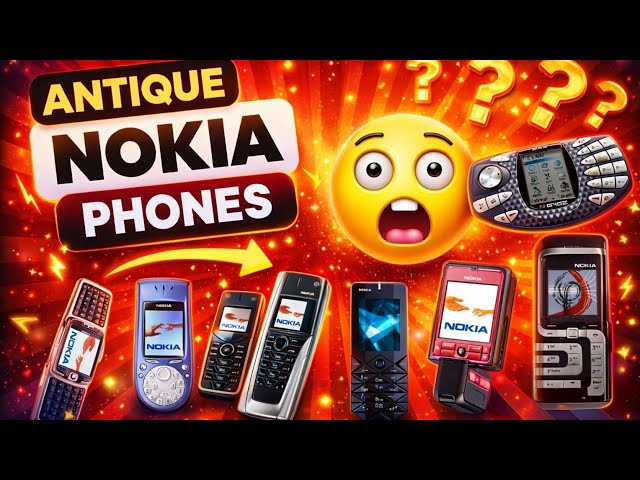 Antique Nokia Phones 😲😮#nokia #mobile #retro #vintage #antique #antiquecollection