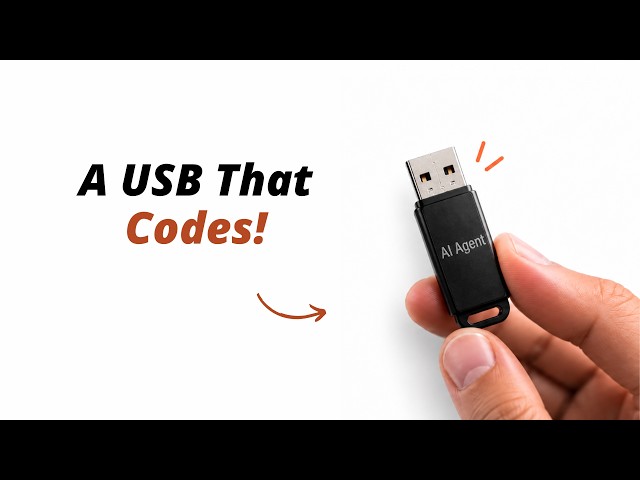 I Put an AI Coding Agent on a USB Drive — It Actually Works