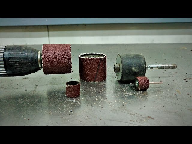 How to make sanding bands for Drill and Dremel | Maverick Lab