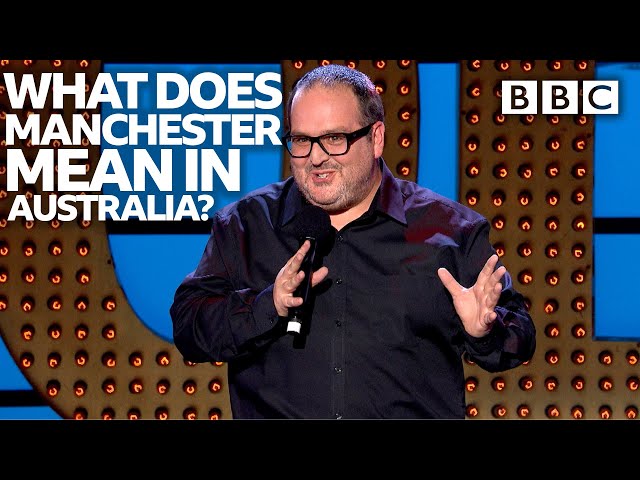 The bizarre relationship between Australia and Manchester | Live At The Apollo - BBC