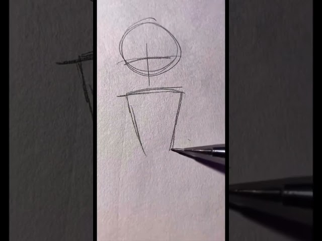 How to draw a body? Easy girl body drawing 🧍‍♀️