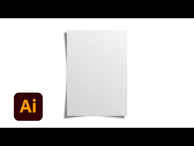 Illustrator Tutorial | How to Create a Realistic A4 Paper