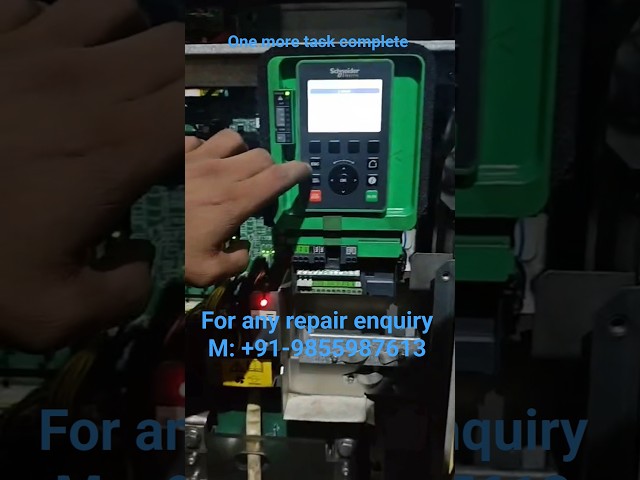 Complete One More Job Happily. #repairing #electrical #schneider #vfd #servodrive #electronic