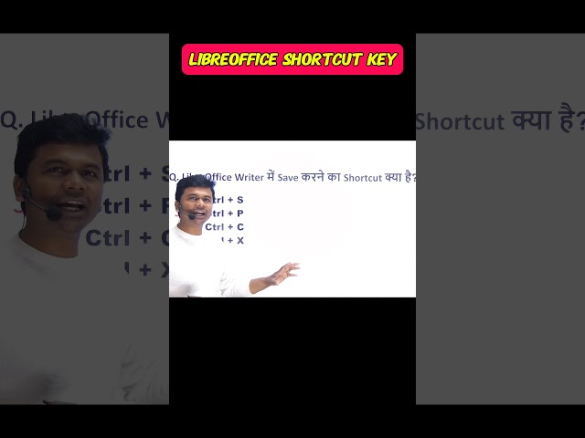 LibreOffice Writer me Save ka Shortcut 🔥 | Ctrl + S Trick #Shorts