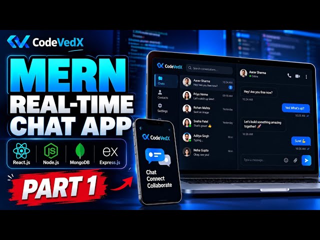 MERN Real-Time Chat App 🚀 Part 1 | Demo, Backend & Database Setup + Signup | MERN Stack