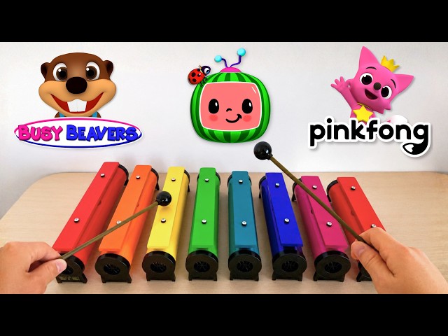 Viral kids songs & logo effects on cool instruments! (Pt. 2)