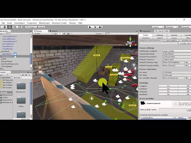 OVERVIEW : สอนทำเกมด้วย Adventure Creator บน Unity
