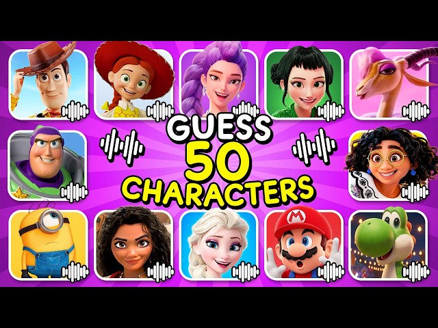 Guess the Movie Characters by the Song & Voice 🎬🎤🎵 Moana, Minions, Toy Story, Kpop