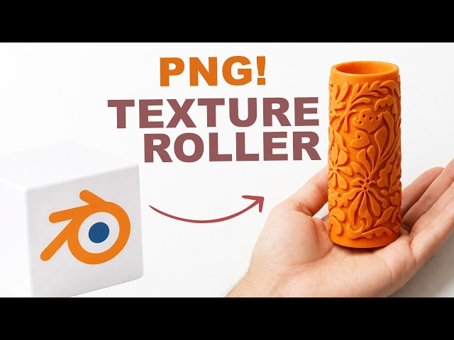 How to Create a Texture Roller From ANY PNG in Blender (Full Tutorial)