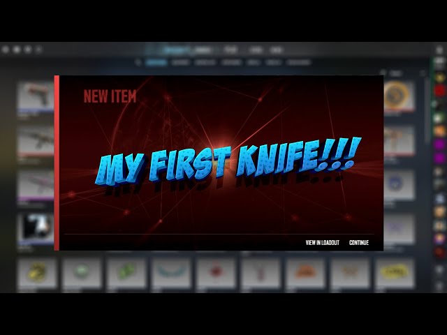 CS2 My First Knife!!! #cs2 #csgo #skins #csupdates