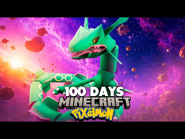 I Spent 100 Days in Pixelmon Pokémon Minecraft