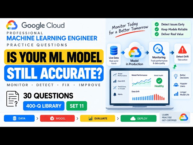 Google Professional Machine Learning Engineer Exam Prep 2026 | 30 Practice Question Answers | Set 11