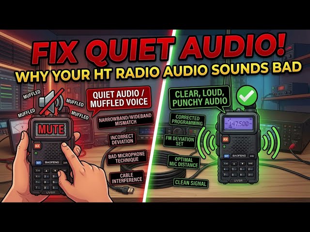 DON’T Throw Away Your Baofeng! Fix Quiet & Muffled HT Audio Fast!