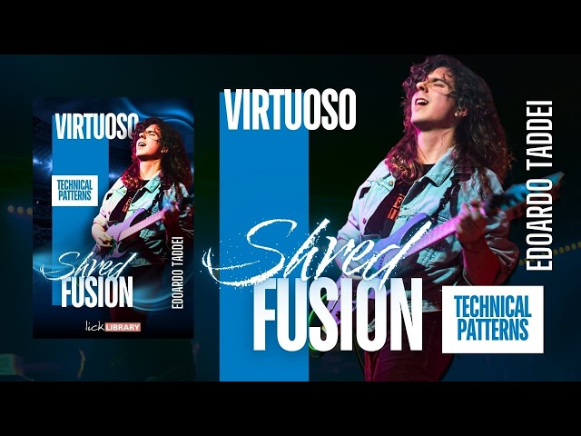 Edoardo Taddei Virtuoso Shred Fusion - Technical Patterns | Licklibrary Guitar Course Trailer
