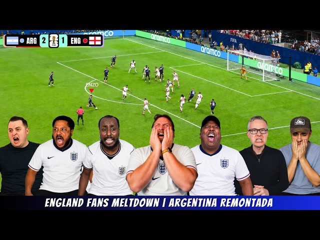 ENGLAND FANS CELEBRATED TOO EARLY! 😭 ARGENTINA'S INSANE 2-1 COMEBACK!