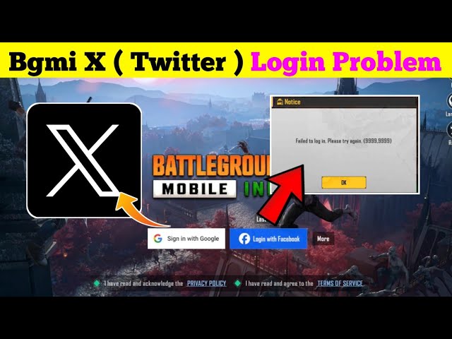 Bgmi Twitter Login Problem | Twitter Login Problem in Bgmi | Bgmi Login Problem