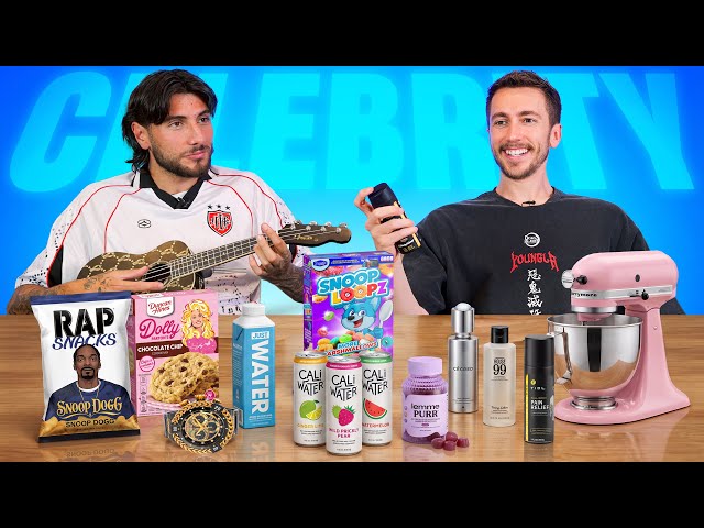 BRUTALLY RANKING CELEBRITY PRODUCTS!