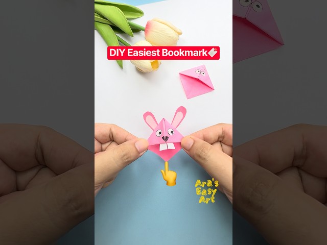 🔖DIY Easiest Bookmark📑 @ArasEasyArt #diy #viral #ytshorts #bookmark