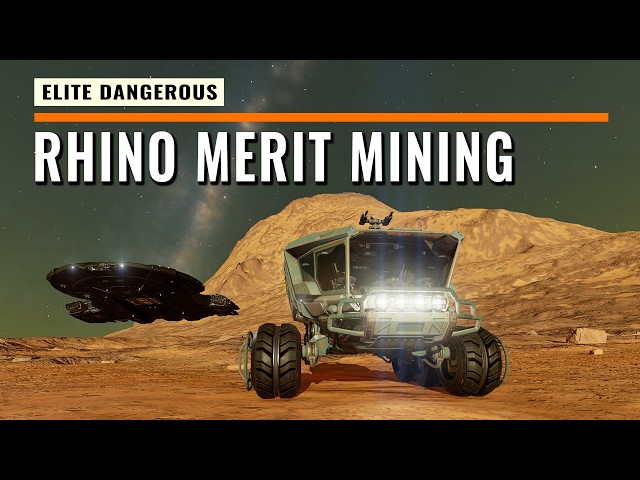 Using the Rhino to Powerplay Merit Mine | Elite Dangerous