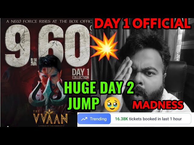 THE VVAAN OFFICIAL BOX OFFICE COLLECTION DAY 1 | HUGE DAY 2 JUMP | SIDHARTH MALHOTRA | EPIC 