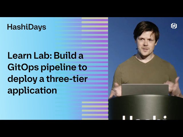 Learn Lab: Build a GitOps pipeline to deploy a three-tier application